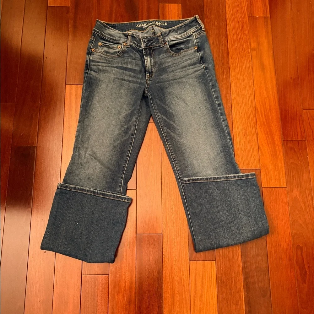 American Eagle Outfitters Flare Jeans in Blue - Picture 2 of 7